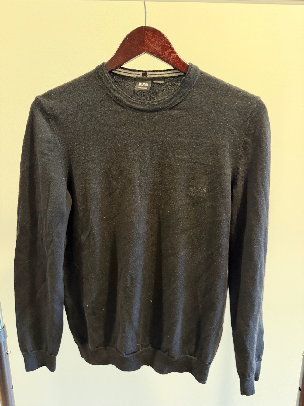 Hugo Boss Black Crewneck Knit Sweater